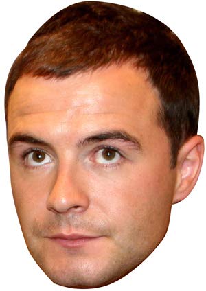 FoxyPrinting Shane Westlife Celebrity Cardboard Party Face Mask Fancy Dress