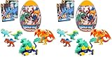 Giochi Preziosi Dino Froz Dino Huevos Que contienen Mini figuritas de 5 centímetros Micro Dinosaurios una Bolsa de Slime, para niños a Partir de 3 años, DNB06000 (Paquete de 2)