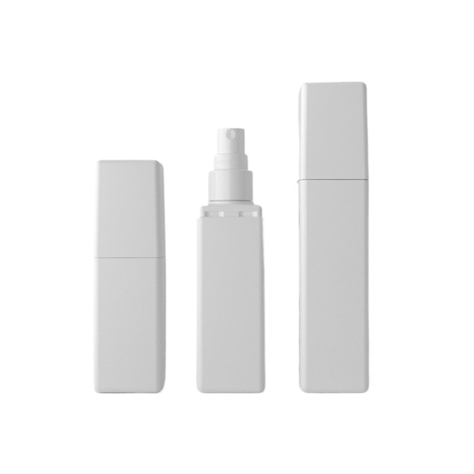 60 ml 75 ml 90 ml butelki do wielokrotnego napełniania pusta butelka z rozpylaczem przenośny pojemnik biała plastikowa butelka do napełniania perfum (60 ml_30 szt.)