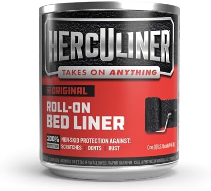 J-B Weld HERCULINER Truck Bed Liner, Black, 1 Quart