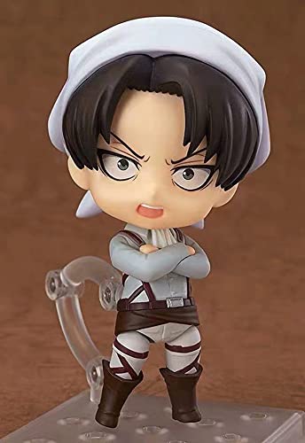 Siesdio Attack On Titan Anime Character Levi Ackerman Q Version Model Toy Clean Version Anime Manga Figurine Action Figure Doll Ornaments Children's Gifts Collectibles… #TOP6