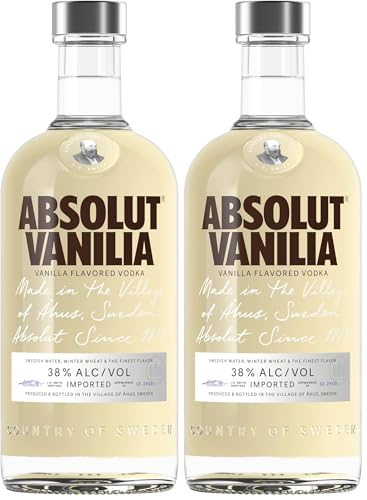 ABSOLUT VODKA Vanille Vodka aromatisée - 38%, 70cl