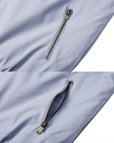 Kefitevd Softshell Jacket For Men Slim Fit Bomber Jacket Classic Winter Sportswear Jacket Varsity Baseball Jacket Windproof Jackets #TOP4