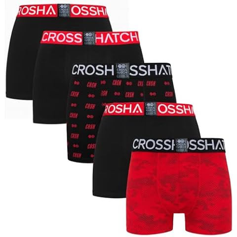 Crosshatch Men’s Boxer Shorts 5 Pack Cover