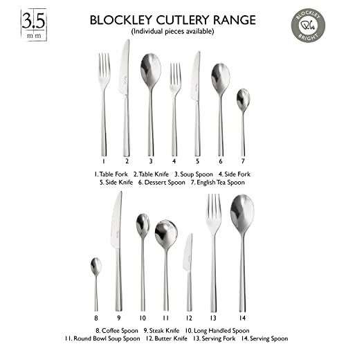 Robert Welch Blockley Bright 3 Piece Serving Set. Made from Stainless Steel. Dishwasher Safe - Image 3