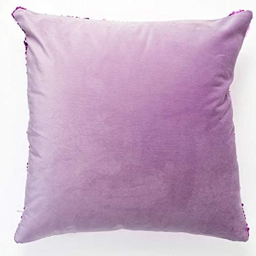 DAILY GIFTS Personalised Unicorn Any Name Magic Reveal Sequin Cushion Cover Gift Pink 10 (Case Only)