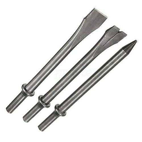 Set de cinceles para martillo neumático de 7 pulg. 3 piezas miniatura 1