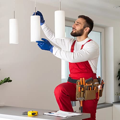 Koyyto 19 Pocket Tool Belts With Quick Release Buckle- Heavy Duty Detachable & Adjustable Utility Belt,Work Apron For Men And Women,For Electrician,Carpenter,Construction Tool Belt,Gifts(Khaki) #TOP5