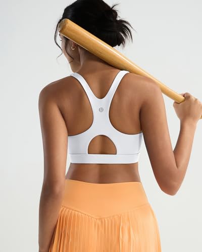 Image of RUNNING GIRL Sports Bras for Women High Support,Racerback High Impact Sports Bra Moulded Cup Workout Bra Push up