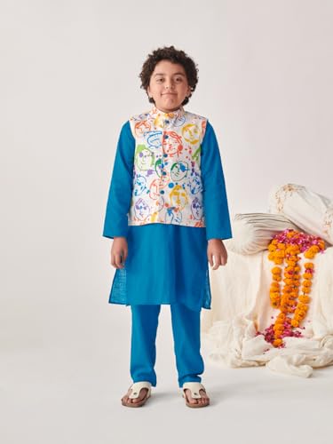 Pspeaches Boys Regular Kurta With Pyjamas (15-16Years)