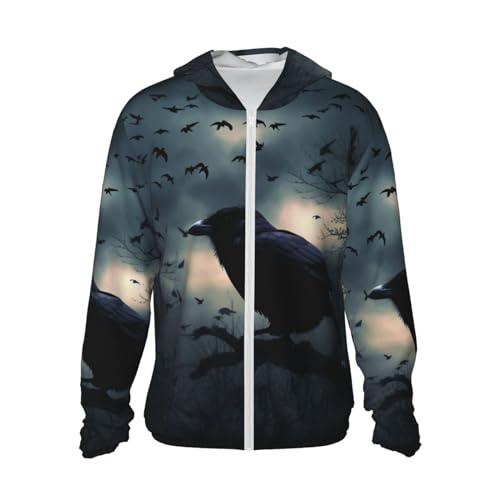 Veste à capuche UPF 50+ légère anti-transpération fermeture éclair pour le sport