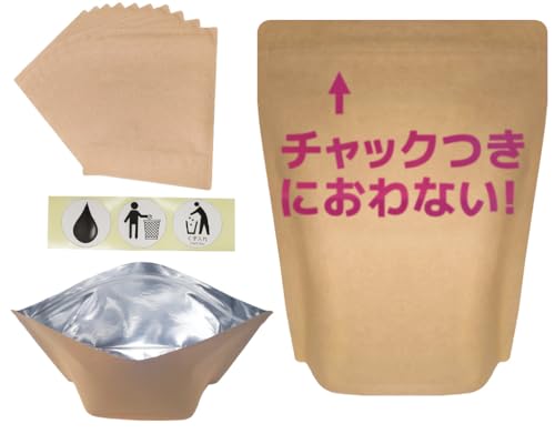 ミツワ 中身が見えないチャック付きサニタリーボックス 強力防臭サニナチュラ L 30枚 日本製の商品画像（Amazon）