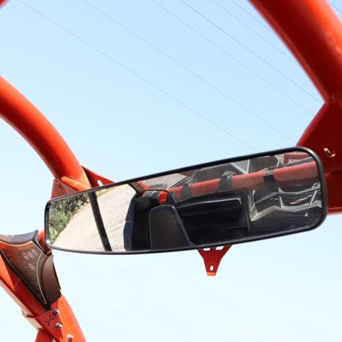 BETOOLL 16.5" Wide Rear View Race Mirror Convex Mirror with 1.75"-2” Clamp for UTV Compatible with Yamaha,Polaris,Kawasaki MULE by BETOOLL - Image 8