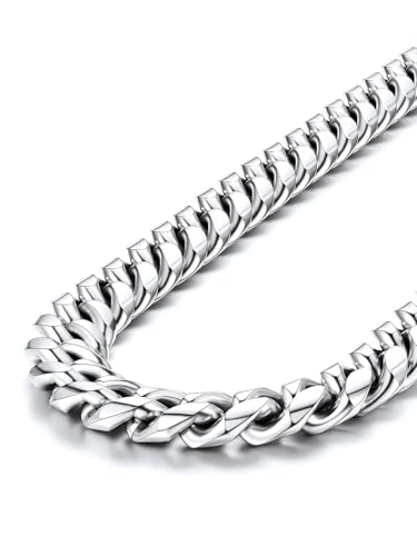 ChainsPro Cuban Link Chain Necklace for Men 4.8/6/10/14mm
