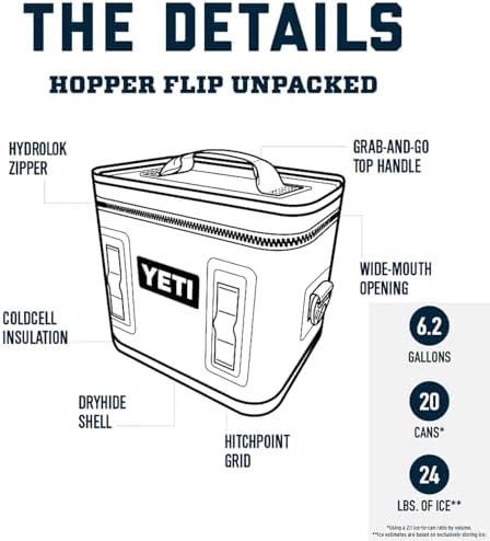 YETI Hopper Flip 18 Portable Cooler, Cape Taupe