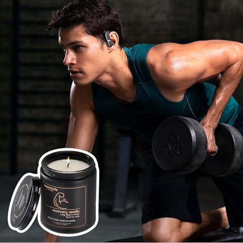 MANMODE Recovery Aromatherapy Candle – 7oz Soy Candle for Men with Smoked Cedar, Herbs & Musk – Perfect Gift for Relaxation - Image 4