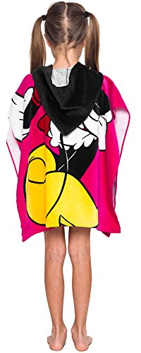 Disney Minnie Mouse Towel Hooded Poncho Bath Beach Girls #TOP2