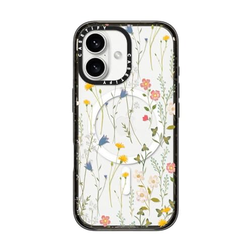 Coque de protection iPhone 16 CASETiFY fine anti-rayures motif floral