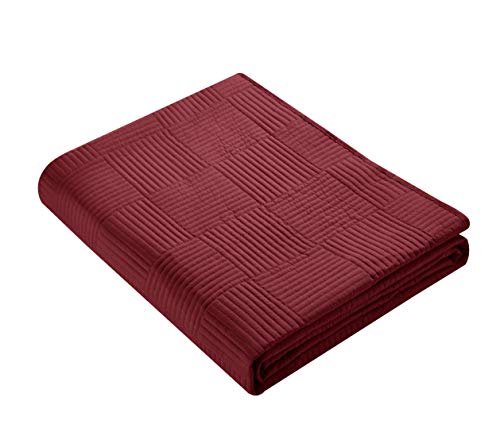 Loft Living Geo Blocks 2 Piece Quilt Set, Red, Twin Xl #TOP3