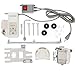 Servo Motor Sewing Machine, Industrial Sewing Machine Servo Motor, AC110V, 550W, 3/4HP, Speed 200RPM to 6000RPM, Brushless Servo Motor with Controller and Foot Switch, Run CW and CCW, Silent