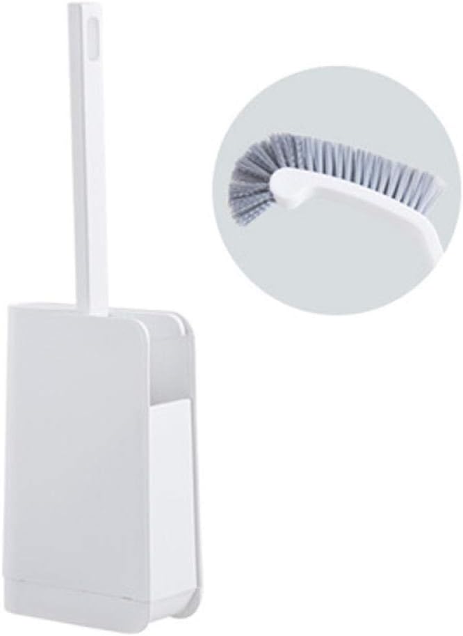 Toilet Brush, Deep Silicone Toilet Brushes with Flexible Bristles, Toilet Brush with Quick Drying Holder Set， Toilet Bowl Brush， Toilet brush Bathroom Toilet Brush Brush Home No Dead Corner Toilet Bru