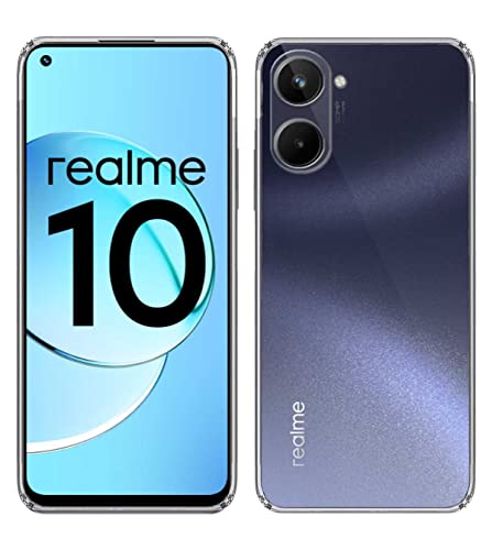 Image of Soft Silicone TPU Back Cover Compatible with Realme 10 4G
