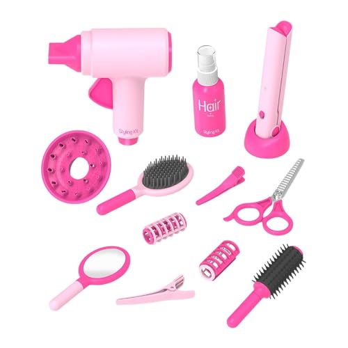 Kit de coiffure enfants contre l'ennui : 14 pièces de jeux d'imitation barbier à la maison