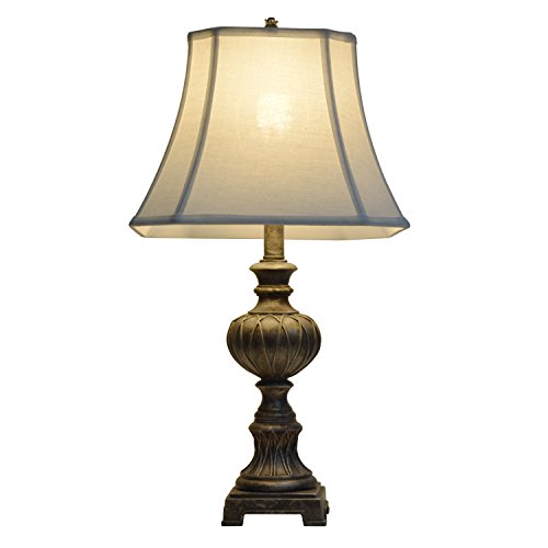 Decor Therapy Tl7920 25" Carved Silver Tone Table Lamp #TOP1