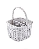 Sehr stabil Rattankorb Weidenkorb Flaschenkorb Tragekorb Korb aus Weide K1-121-W