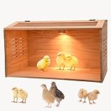 Brooder Box for Chicks, Chicken Brooder Box, Poultry Brooder with Heaters, Chick Brooder for Baby Chicks, Ducks, Quail Birds
