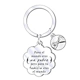 XWXWXW Regalo Dia del Parde Llavero Papa Regalos Originales Para Hombre Personalizados Para Papá Regalos Navidad Papá