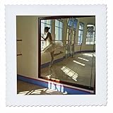 Square dimensions (in Inch): 10 L x 10 W, image dimensions (in Inch): 7.5 L x 7.5 W 100% cotton; image is soft to touch Edges have pinking shear cut Image will not fade with washing Image not a transfer, part of material