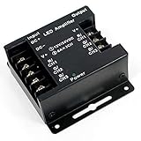 Este es un potente amplificador de tira RGB LED. Hace mucho más conveniente la conversión de tiras de LED RGB mucho más conveniente. El máximo rendimiento de productos similares. Su potencia de salida es de hasta 432W y está construida con una protección de cableado incorrecta. Es la mejor opción en el amplificador de tira RGB LED.
