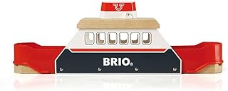 BRIO World 33528 - Reliable Tow Truck - Wooden Toy Train Accessory for Kids Aged 3+ | Magnetic Coupling | Compatible with ...