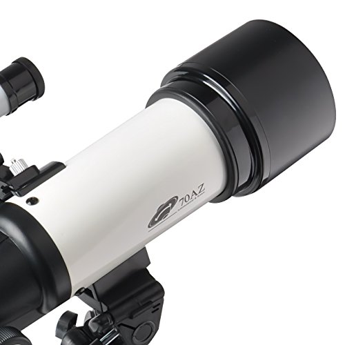 Telescope 70mm Apeture Travel Scope 400mm AZ Mount - Good Partner to View Moon and Planet - Good Travel Telescope with Backpack for Kids and Beginners - Thumbnail 4