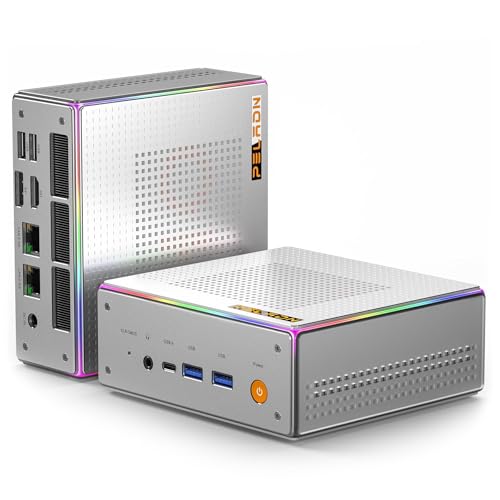 Image of PELADN Mini PC Core i7-12650H(Up to 4.7Ghz),16GB RAM 512GB M.2 PCIe 3.0 NVMe 2280 SSD,WiFi6 /BT5.2 /4K DP HDMI Type-C USB4 for Home Office