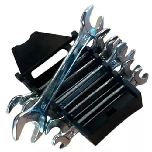 Jogo Chaves Fixas Chave De Boca Profissional 6 Pçs 6 A 17 Mm Aço Cromo Vanadio