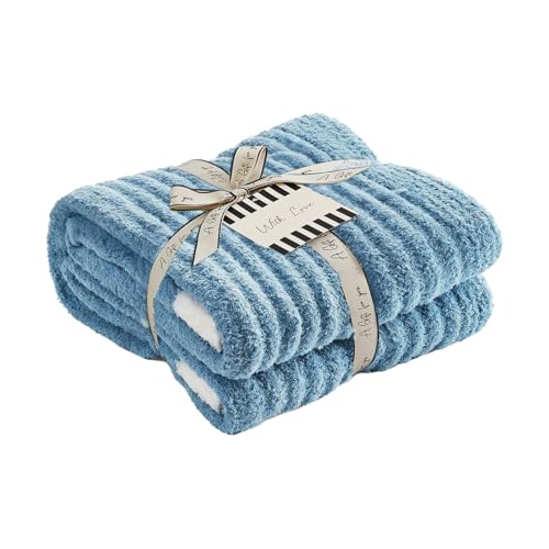 WRENSONGE Soft Throw Blanket for Couch-Cozy Reversible Knitted Blankets by WRENSONGE - Used condition - Image 5