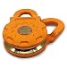 GearAmerica Mega Snatch Block 25T Forza (11.300 kg WLL) | Sistema di pulegge per verricello per fune sintetica o cavo d'acciaio | Controllo della direzione di recupero, doppia potenza del verricello