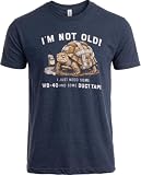 Ann Arbor T-shirt Co. I'm not Old Need Duct Tape Funny Grumpy Man Blue,2XL