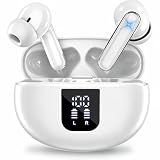 EUQQ Wireless Earbuds, Bluetooth 6.1 Hi-Fi Bass Stereo, 6 ENC Mics
