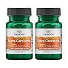 Swanson Beta-Carotene - Vitamin A Supplement Promoting Immune Health, Eye & Skin Health - Natural Wellness Formula - (250 Softgels, 3000mcg Each) (2 Pack)
