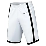 Nike Men's Dri-Fit Elite Basketball Game Shorts, White, M