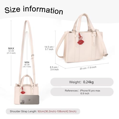 Small Women Satchel Handbag Crossbody Bags For Women Double Handle PU Leather2