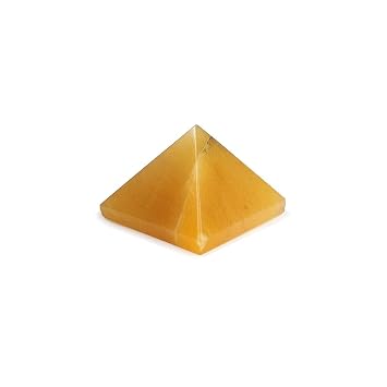 Natural Citrine Pyramid Crystal Stone Pyramid Size 20-25 mm for Reiki Healing and Crystal Healing Stone Pyramids (Color : Yellow)