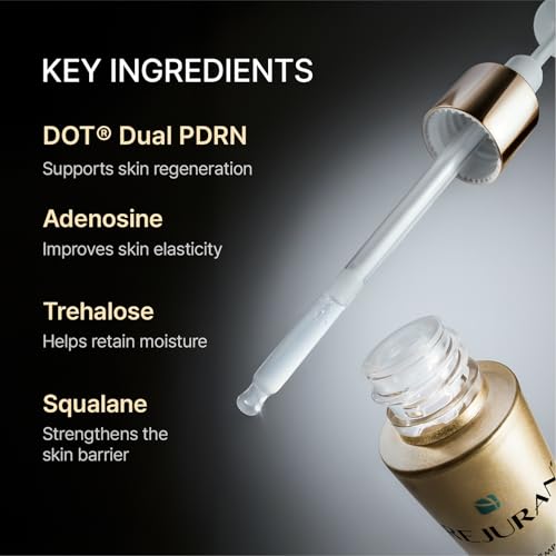 REJURAN® Dual Effect Ampoule, DOT DUAL c-PDRN® - Salmon DNA Face Serum for Deep Rejuvenation, Wrinkle Care, Firming, Skin Elasticity with Visible Anti-Aging Results. Korean Skincare (1.01 fl oz) - Image 6