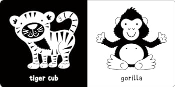 What Does Baby See? - Baby Animals (A High Contrast Board Book, Padded)