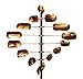 Stanwood Wind Sculpture Kinetic Copper Wind Spinner - Lucky 8 Twirler