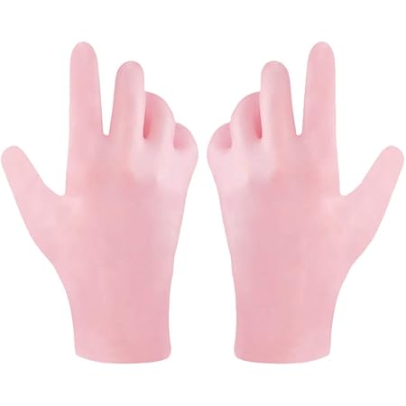 Amazon Co Jp Rosenice 乾燥したひびの入った手の皮膚を柔らかくするための1ペアの保湿手袋スパ手袋ハンドビューティーグローブハンドケア手袋 ビューティー