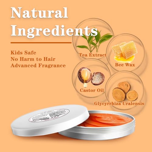 Cera de color temporal para cabello naranja HaiolorPro miniatura 3